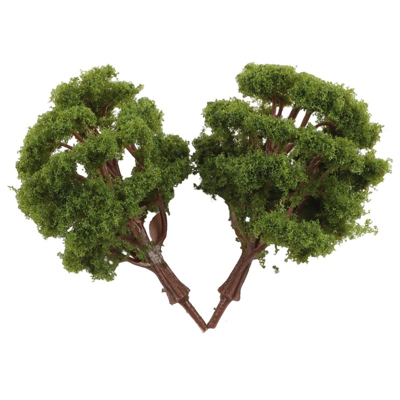 10* - 8cm/10cm Train Railway Model Trees Scenery Diorama Layout Artificial Tree gallery