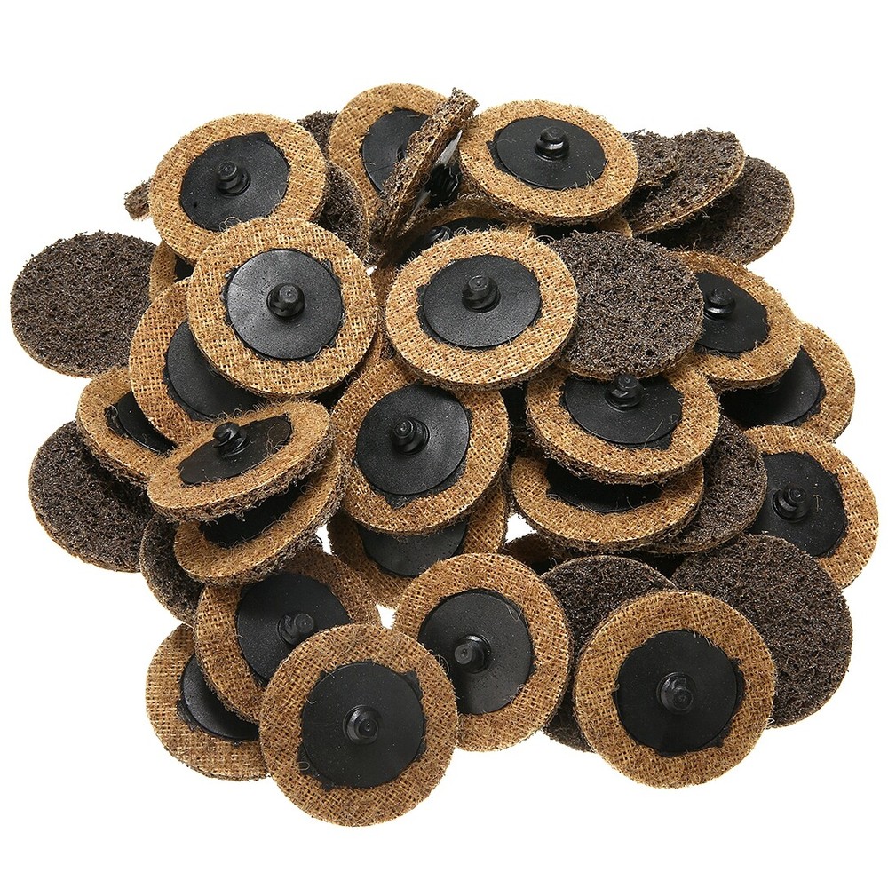 50x 2 inch Coarse Quick Change Surface Conditioning Discs Die R-Type Grinder Pad