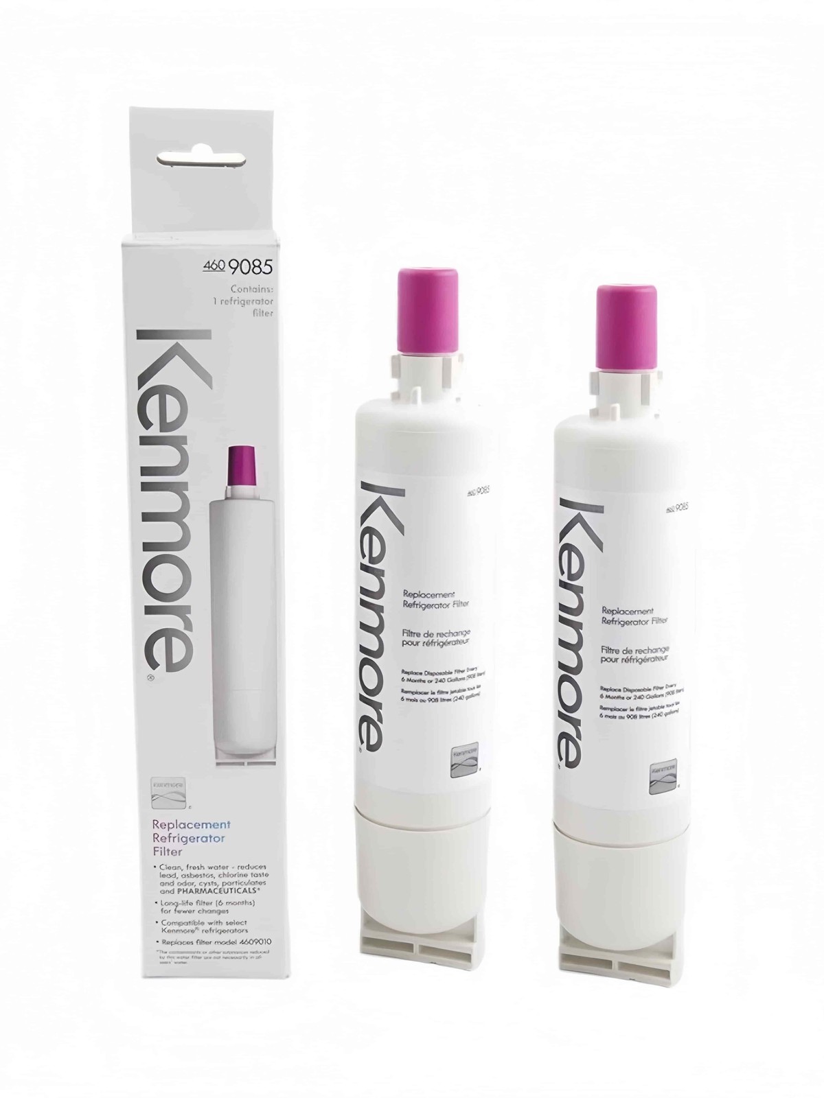 2Pack Kenmore 9085 469085 Genuine Refrigerator Water Filter New Sealed 46-9085 gallery