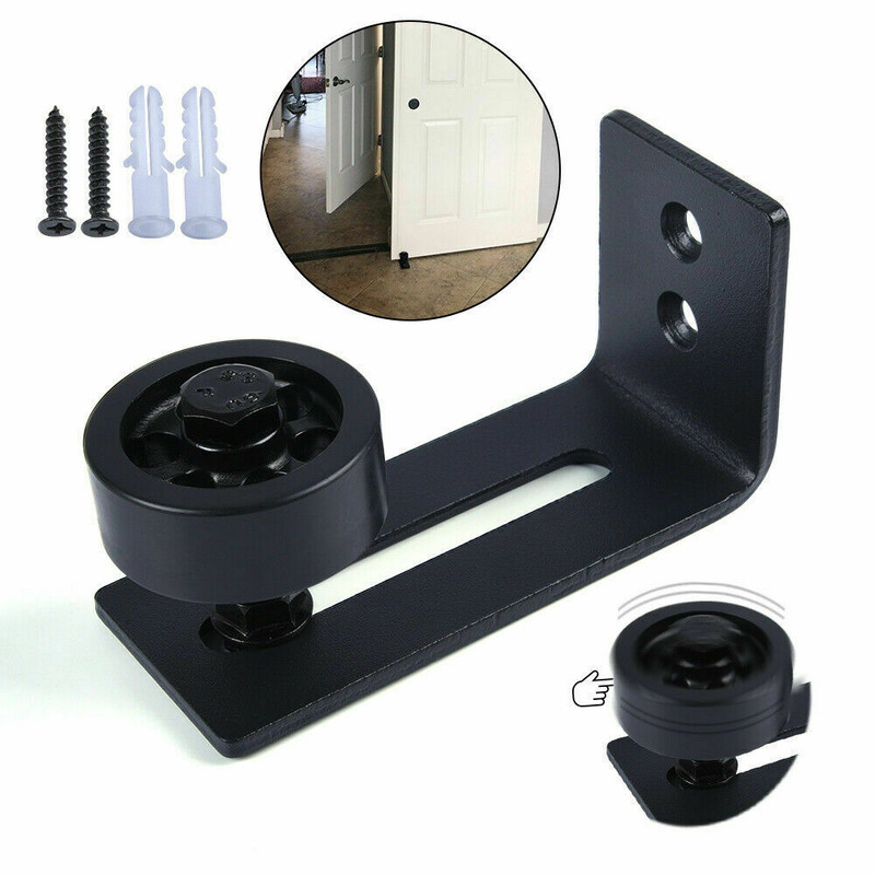 Adjustable Wall Mount Floor Guide Sliding Barn Door Hardware for Sliding Door gallery