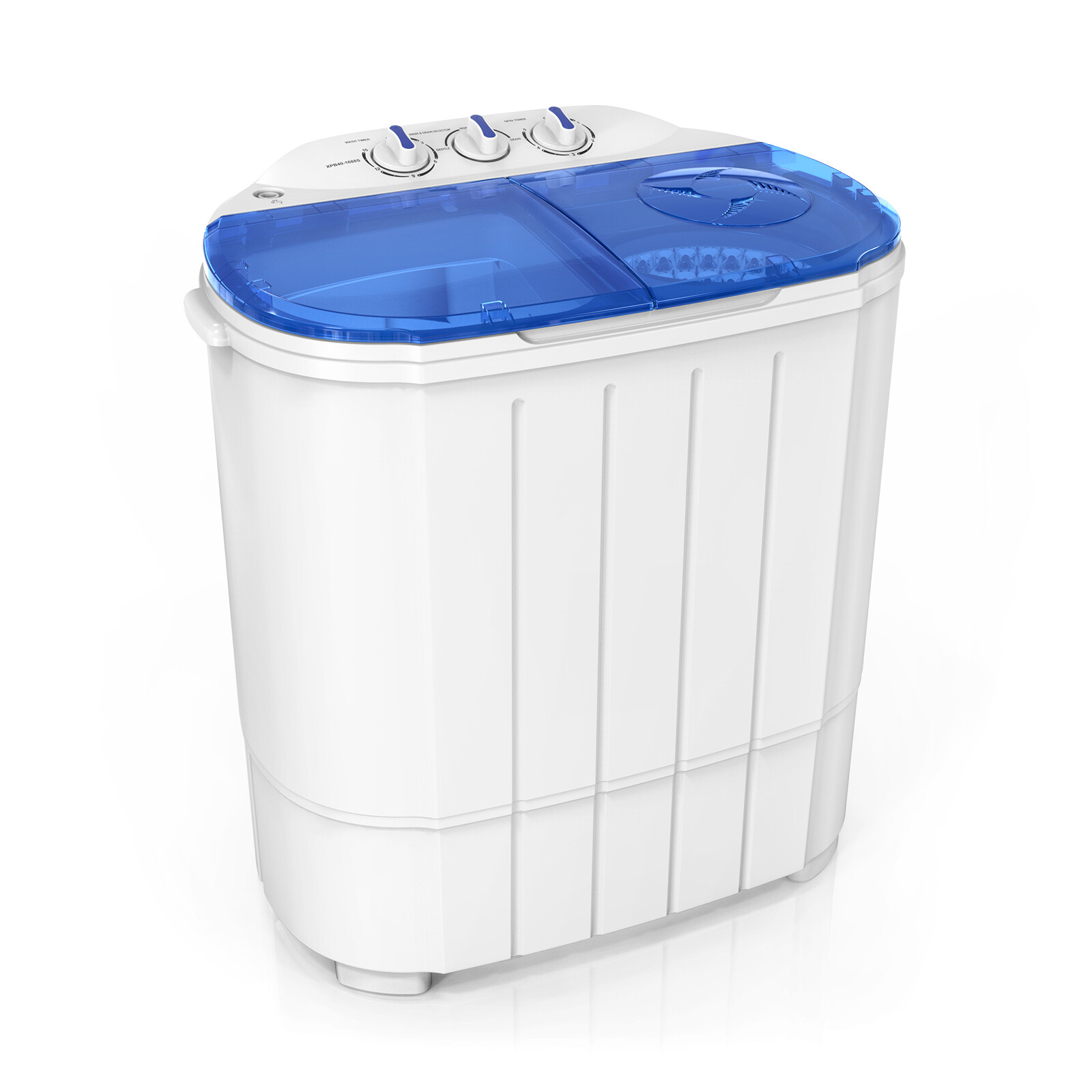 11LBS Portable Washing Machine, Twin Tub Washer with Spin Dryer gallery