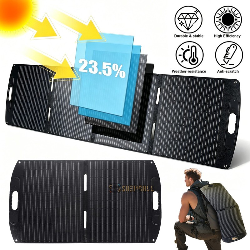 400W 200W Foldable Portable Solar Panel Kit For Power Station Outdoor RV Camping gallery