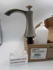 Moen S3948SRS Transitional Kitchen Soap Dispenser Deck Mount Top Refillable 18oz