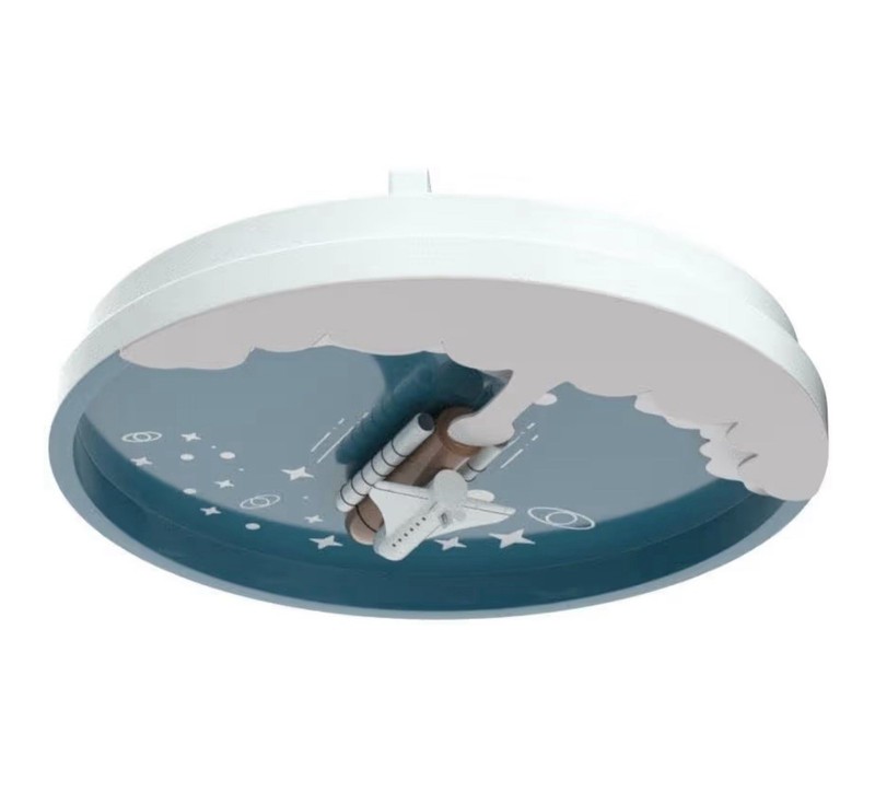 Modern Ceiling Light Fixtures Dimmable LED Kids Room Ceiling Lamp 20 Inch gallery