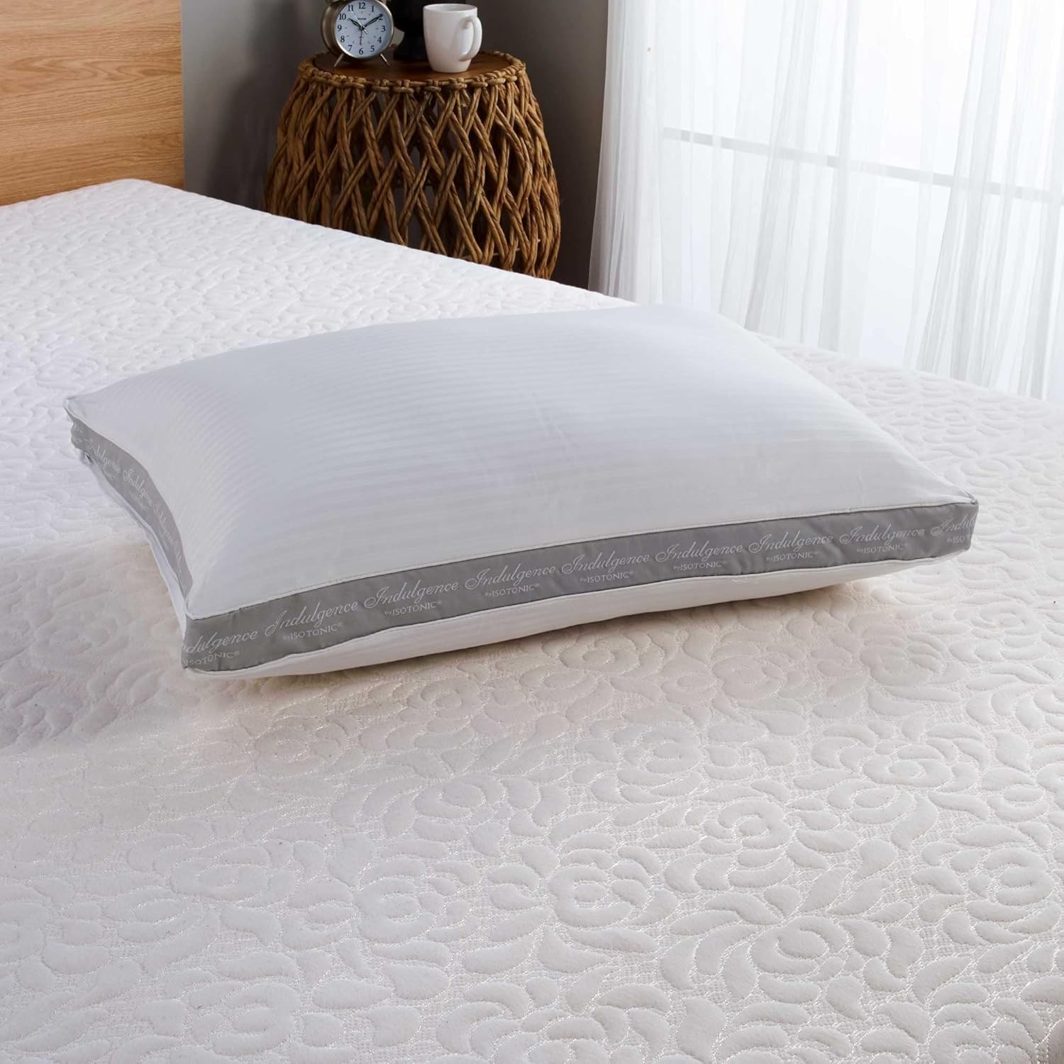 Indulgence Side Sleeper Pillow by Isotonic 36"x20" King (Pack of 1), White gallery