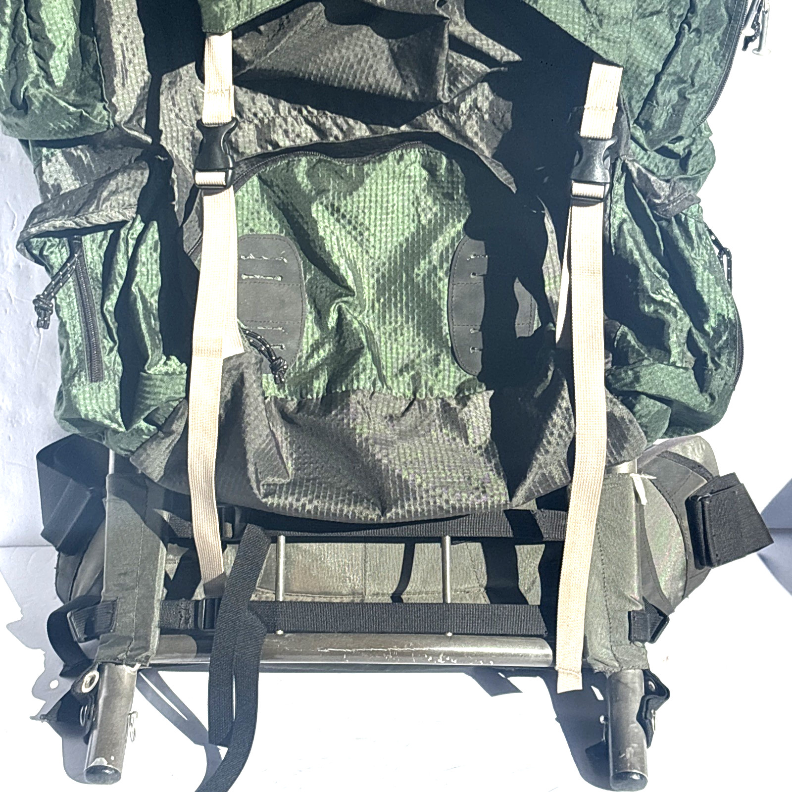 Kelty Yukon Reg 2900 Backpack External Light Frame Green Ripstop Hiking Camping 2