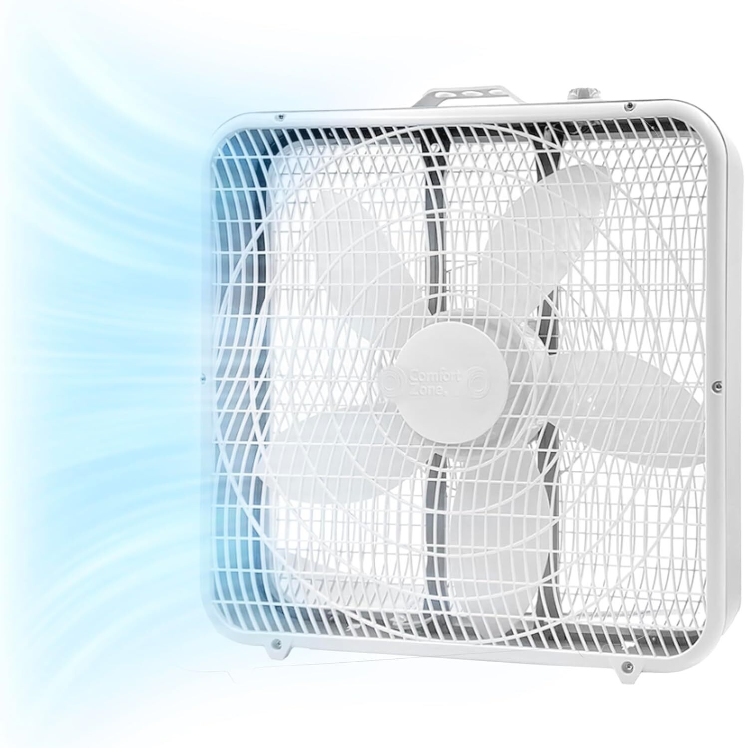 20 inch Box Fan with Carry Handle 3 Speed Full-Force Air Circulation Window Fan gallery