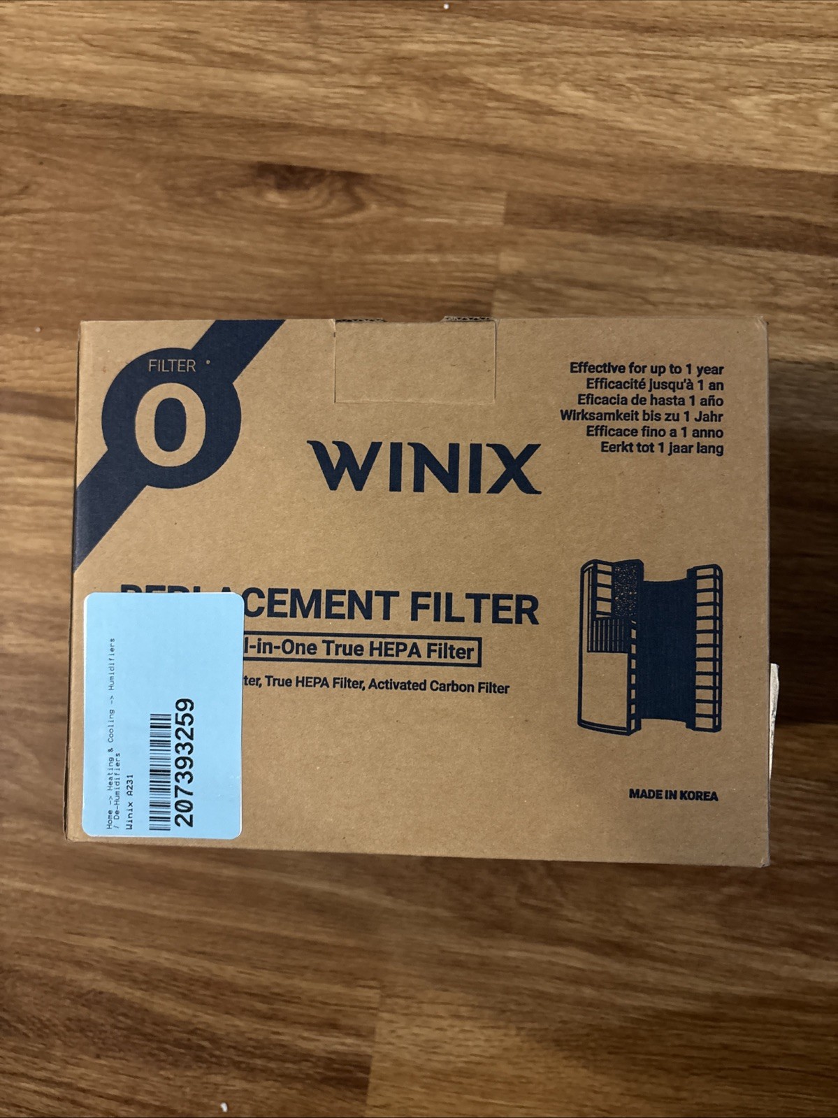 Winix Replacement Filter O, 360° All-in-One True HEPA Fits Winix A231 & A230 gallery