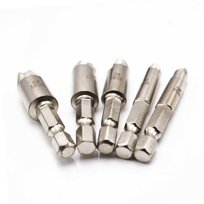 12Pcs Stud Screw Extractor Remover 1/4 Inch Hex Shank Damaged Bolt Easy Out Sets gallery