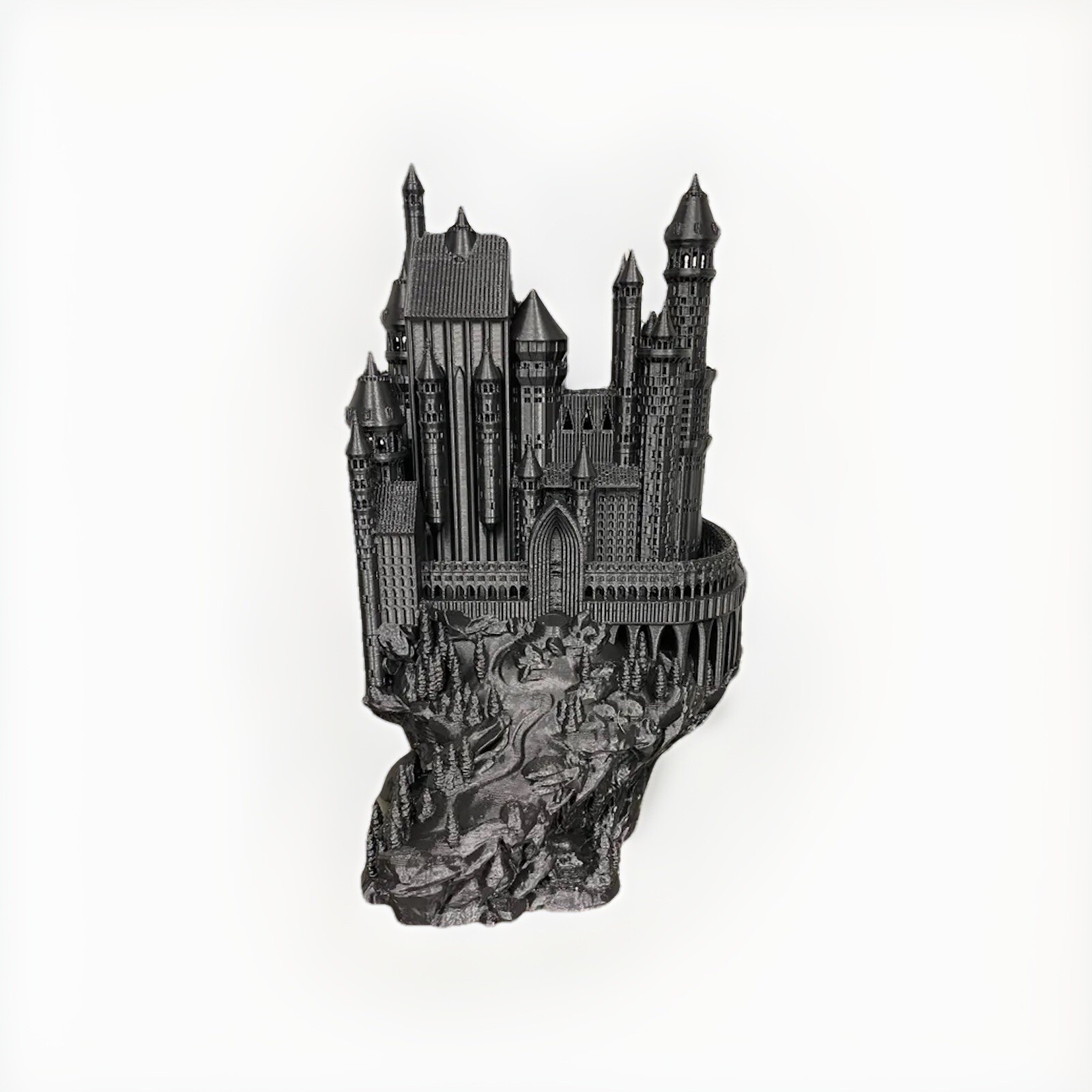 Medieval Castle | High-Detail 3D Printed Fantasy Castle | European Castles-Black gallery