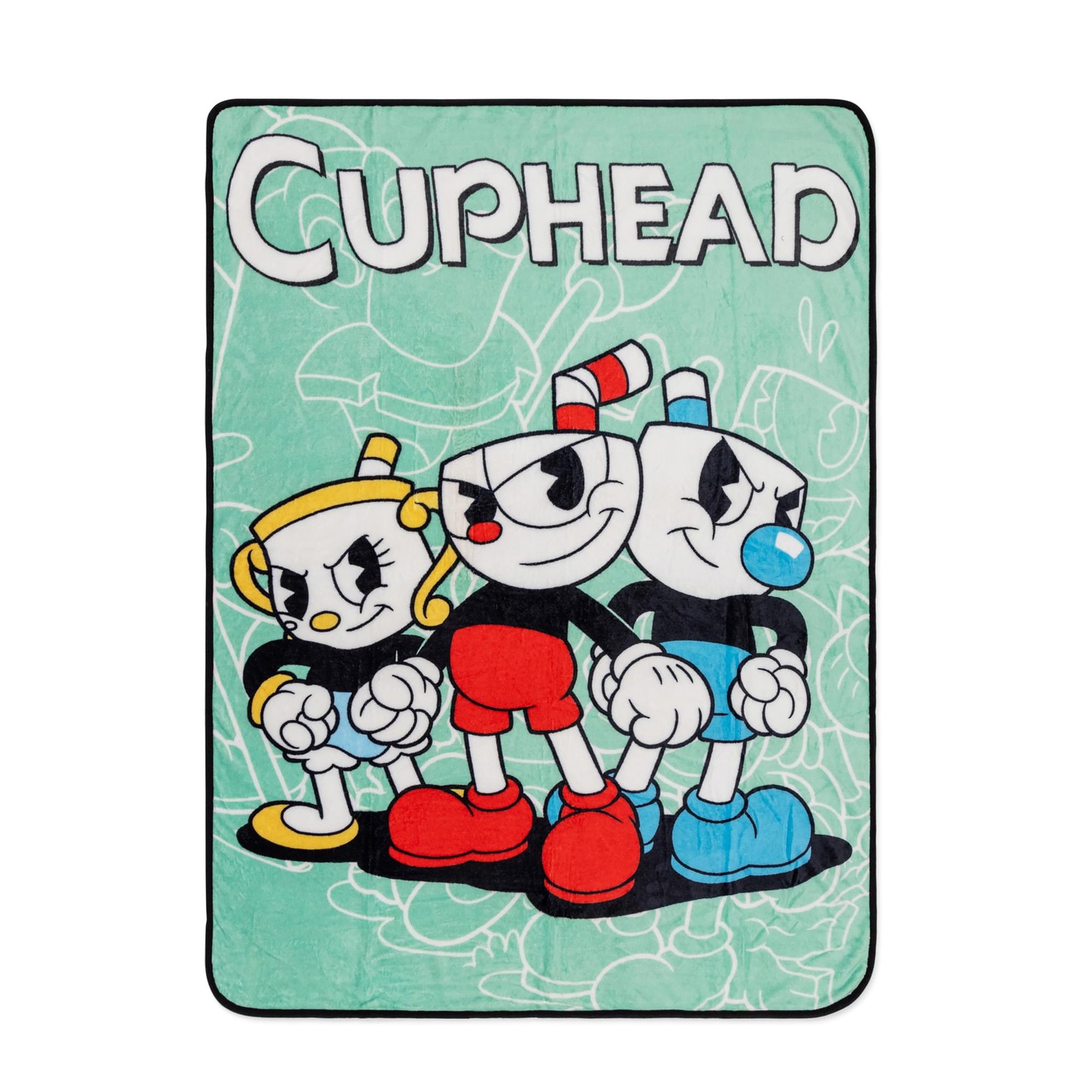 Cuphead Main Characters Fleece Throw Blanket | 45 x 60 Inches gallery