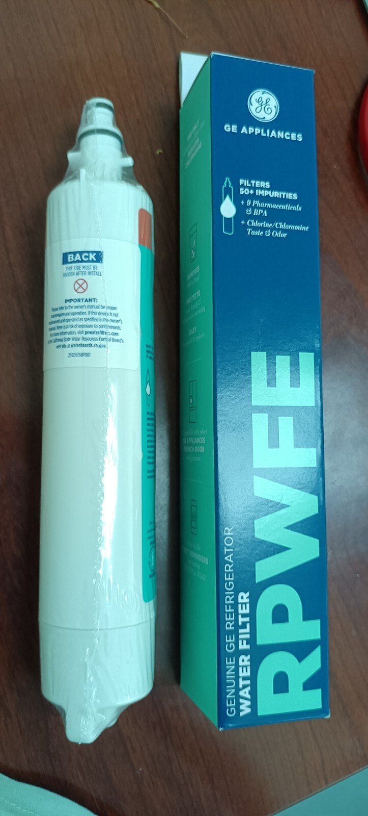 2-PC GE RPWFE Refrigerator Water Filter 2-Pack Household Fridge Filter（No chip) gallery