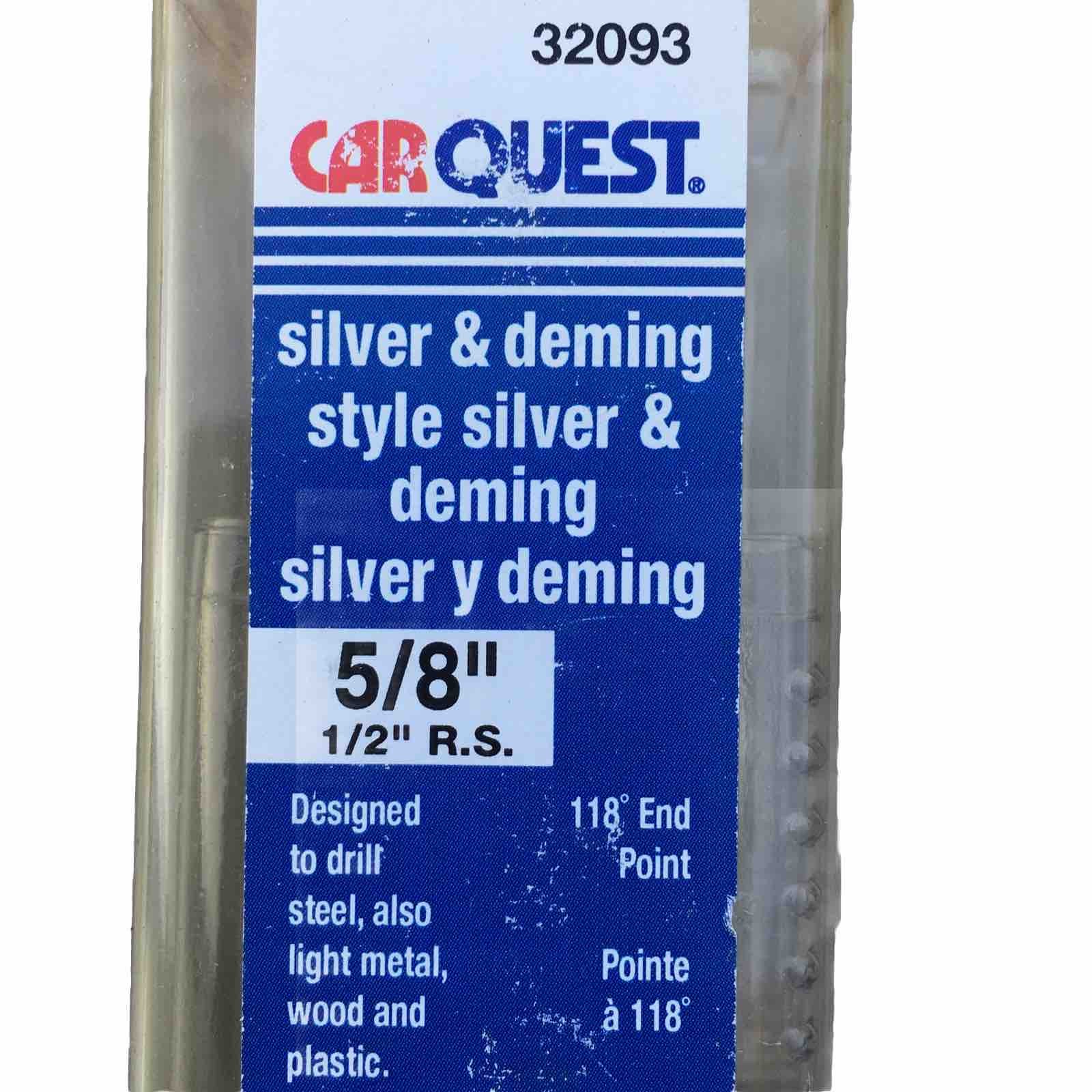 Silver & Deming 5/8" Bit with 1/2" Reduced Shank Carquest 32093 gallery