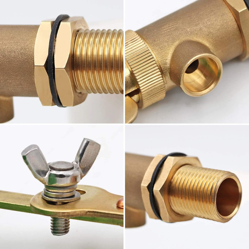 1/2 Inch Brass Valve with Plastic Float Water Float Valve with Adjustab gallery