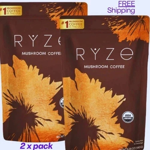 2 Pack Mushroom Coffee 100% Authentic FREE SHIPPING gallery