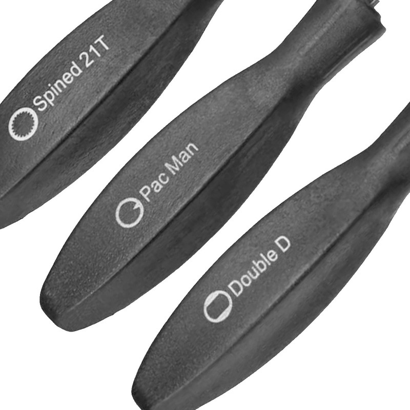 3Pcs Screwdriver Adjustment Tool Double D Pac Man 21T For 2-Cycle Small Engine gallery