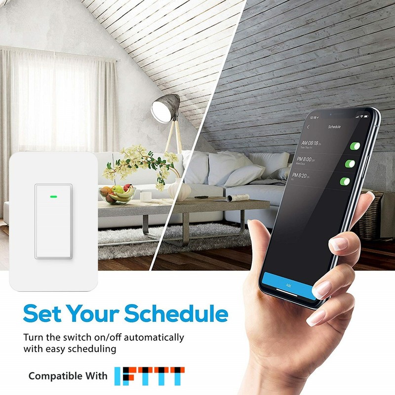 3 Way Smart Light Switch Wi-Fi Replace 3 Way Switch Alexa & Google Home gallery