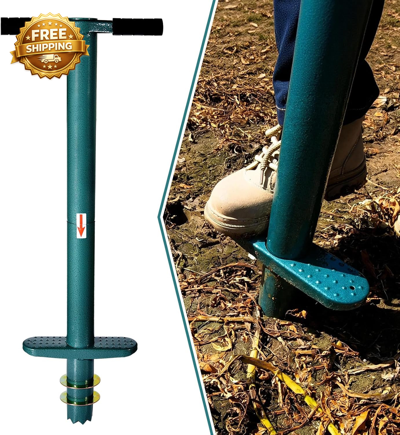 Sod Plugger Bulb Planter Planting Tool, Easy to Assemble Garden Trasnplanter gallery