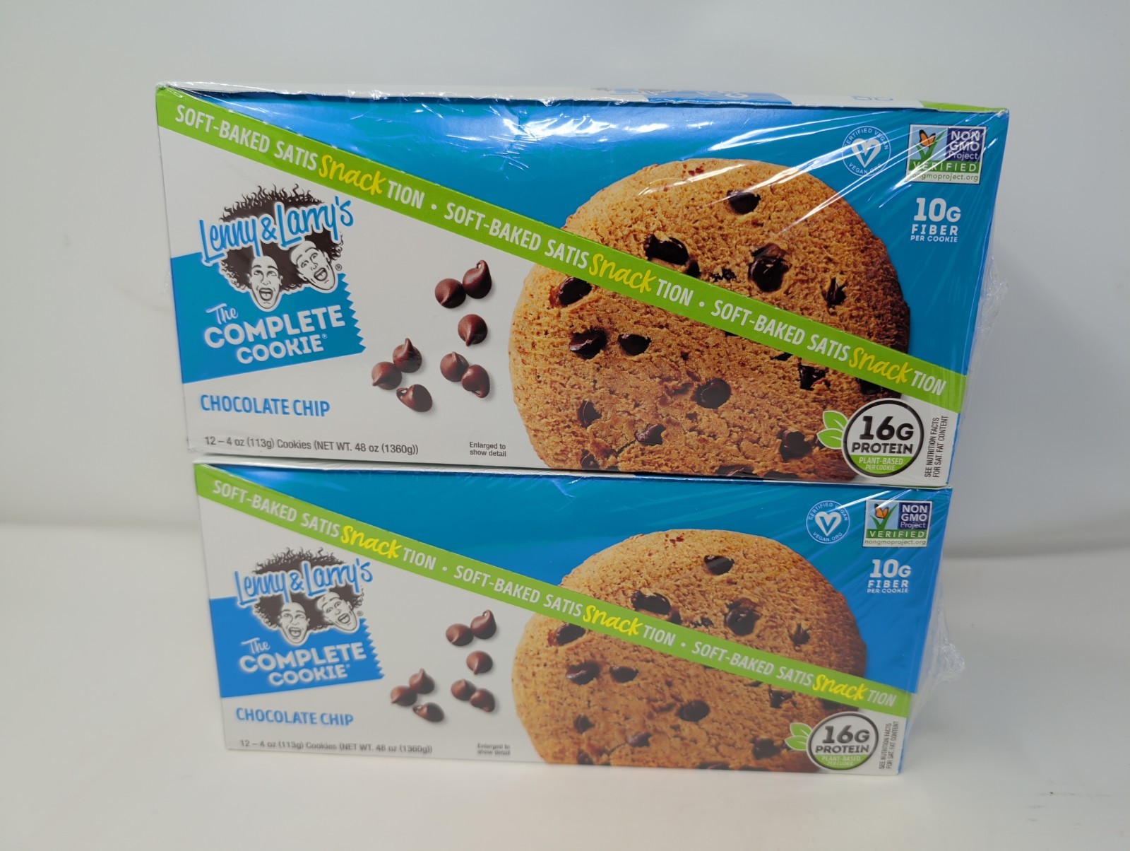 [24 Pack] Lenny & Larry's The Complete Cookie Chocolate Chip 16g Protein gallery