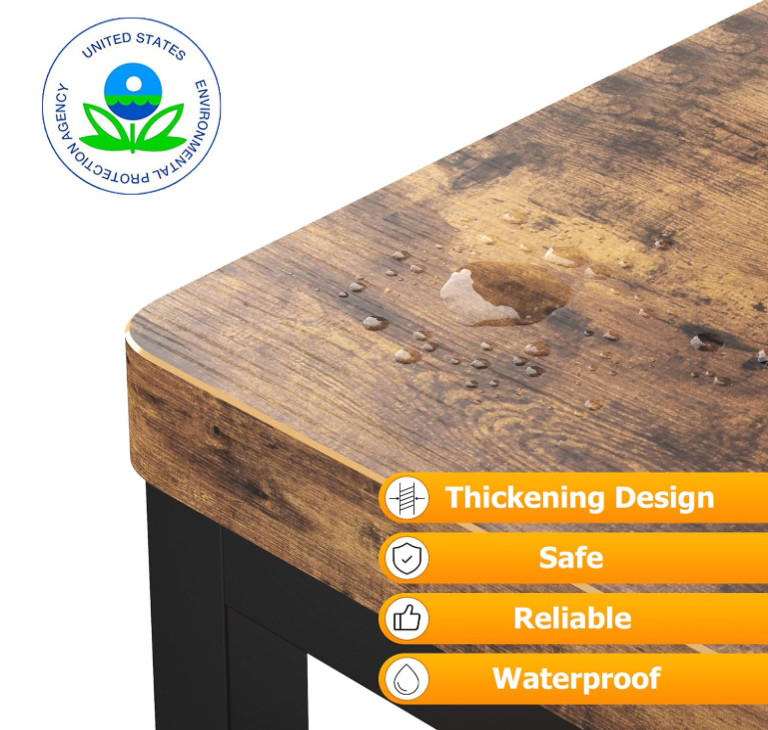 Taburete de madera de 2 escalones, antideslizante, resistente 227 kg, Nuevo gallery