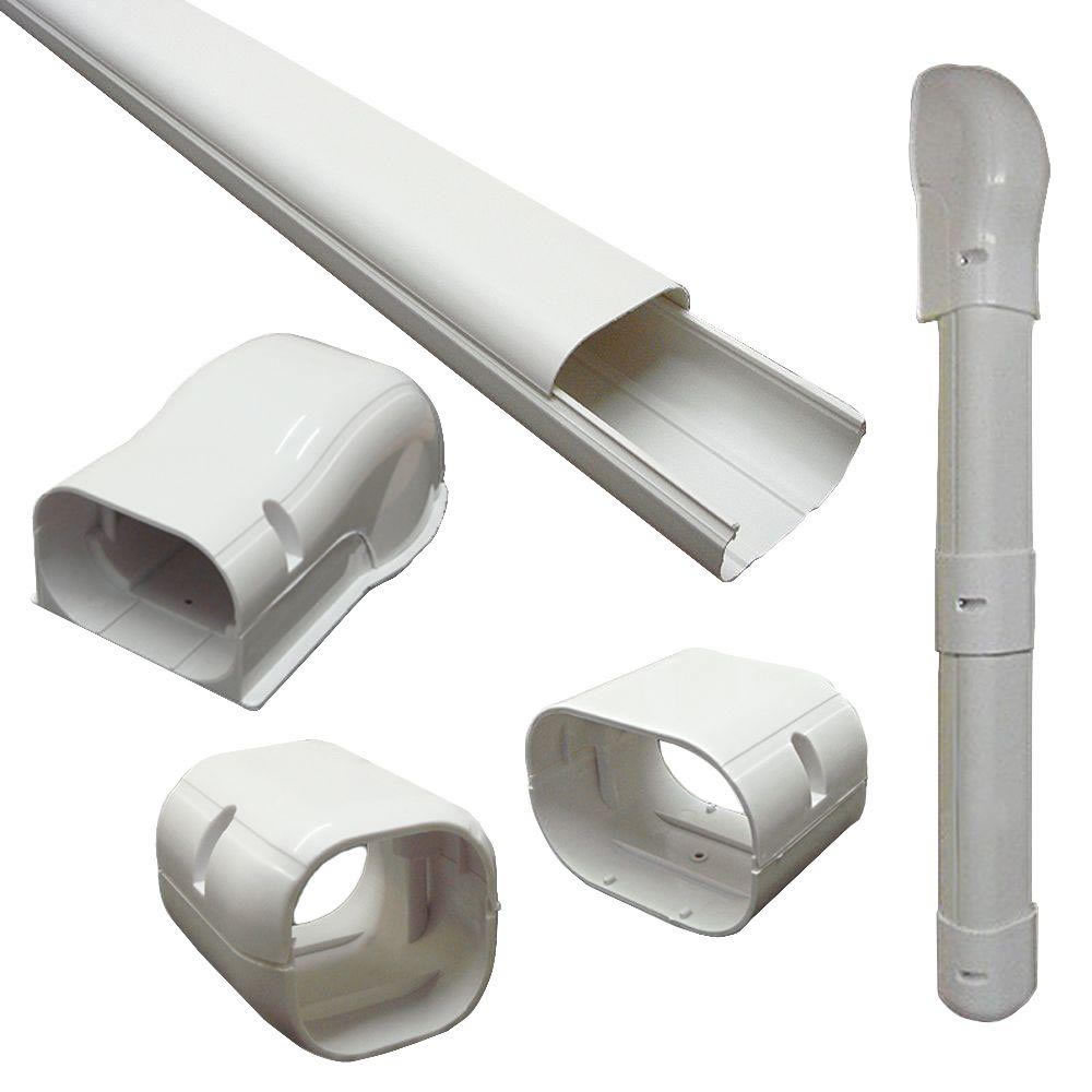 Plastic Decorative Line Cover Kit for Mini Split Line Sets - 20 Ft. gallery