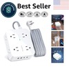 Space-Saving 6Ft Surge Protector with 8 Outlets & Dual USB-C Ports for Home Use gallery
