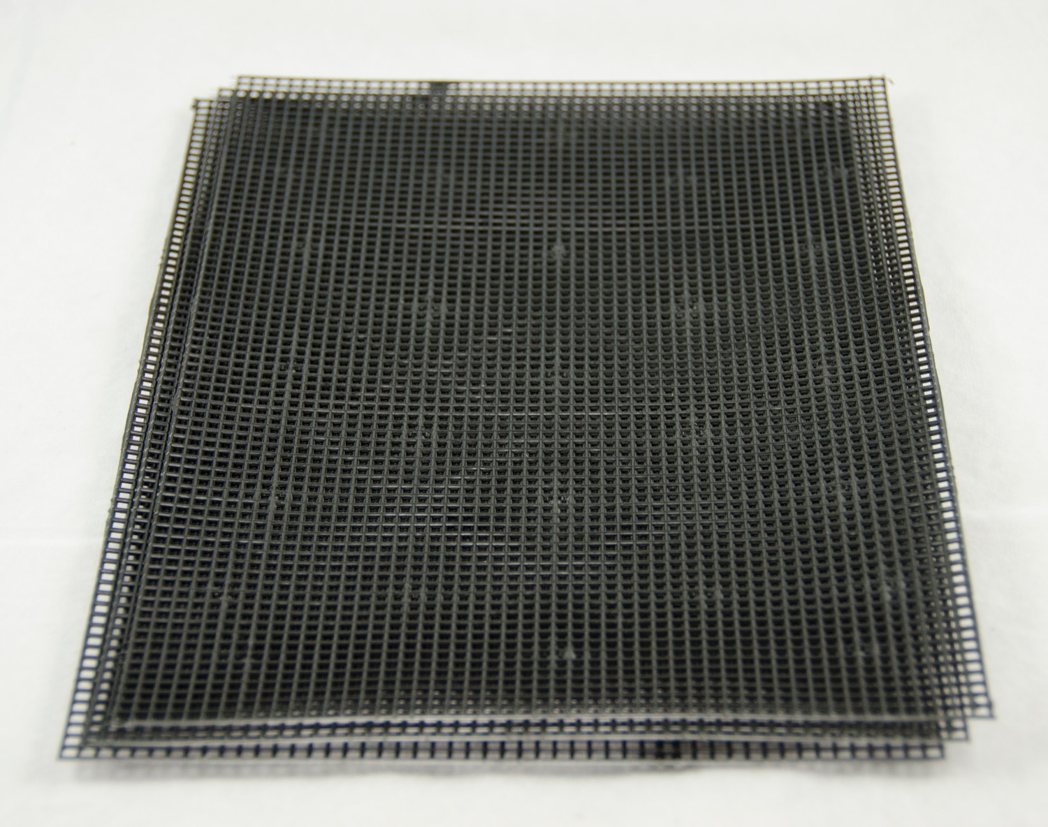 3 Sheets Plastic Drainage Mesh / Screen / Net for Bonsai Pot - 7.8"x 11.8" Black gallery