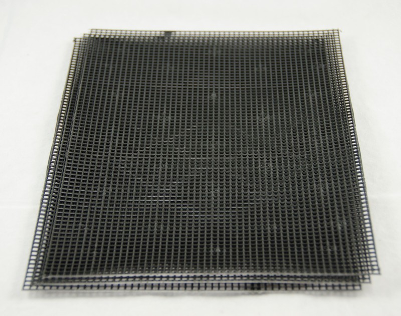 3 Sheets Plastic Drainage Mesh / Screen / Net for Bonsai Pot - 7.8"x 11.8" Black gallery