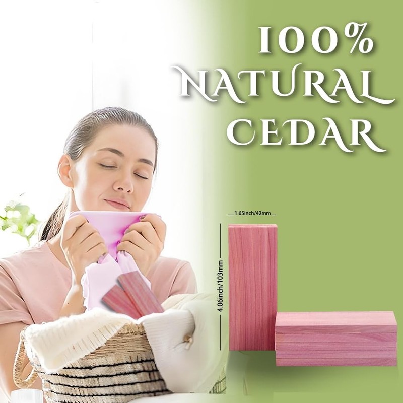 Cedar Space Cedar Blocks for Closet Storage,100% Aromatic Red Ceder Blocks Cedar gallery