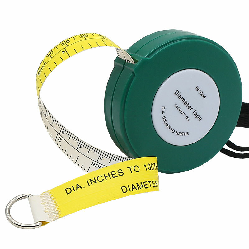 Tree Diameter Tape 79 inch PVC Soft Retractable Measuring Tape Garden Plant Tool gallery