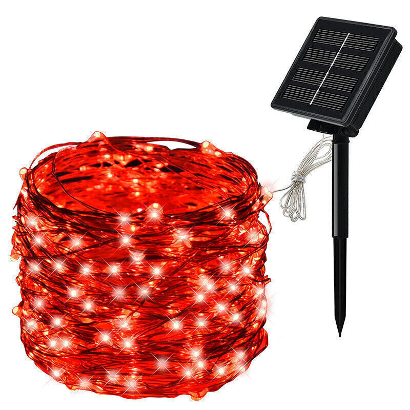 Outdoor Solar String Lights Christmas Fairy Garden Decorations Lamp 100-300LED gallery