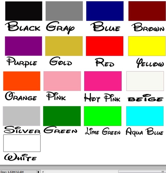 1" CUSTOM VINYL LETTERING - Personalized up to 20 char gallery