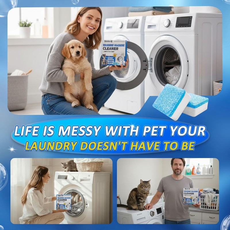 Uproot Clean Washing Machine Cleaner Tablets - 24 Pack for a 12 Month Supply. Fo gallery