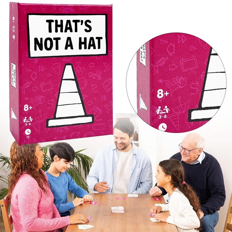 That'S Not a Hat - Fun Bluffing & Memory Party Game for All Ages Components New gallery