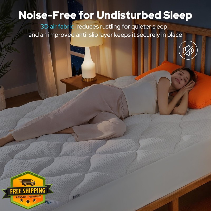 BEDLORE mattress pad white queen gallery