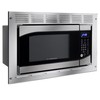 RecPro Suburban RV Built-In Microwave 0.9 Cu Ft Stainless Steel w/ Trim Kit 900W gallery