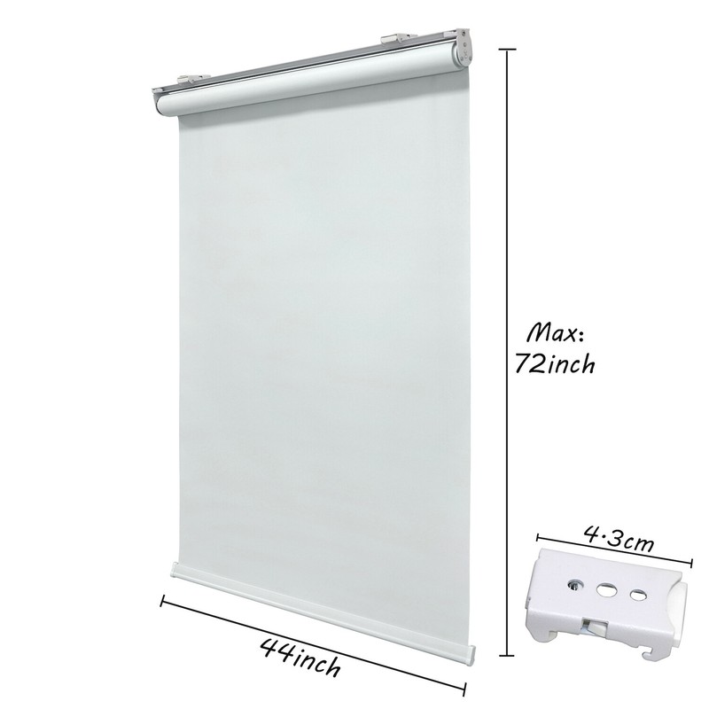 44"x72" Cordless Light Through Roller Shades Window Blinds Waterproof Insulated gallery
