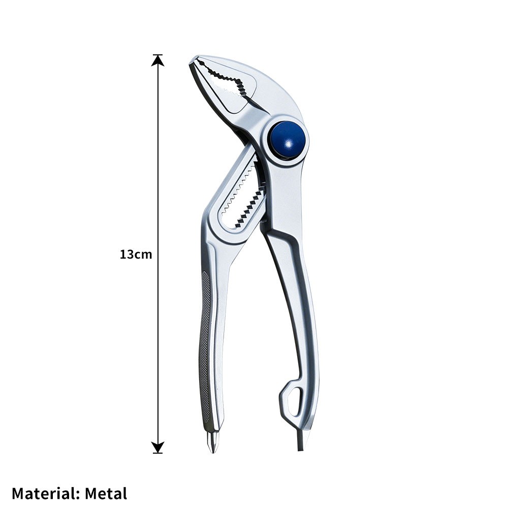 Mini Water Pump Plier 4-Inch Groove Joint Pliers w/15-Position Push-Lock GN gallery