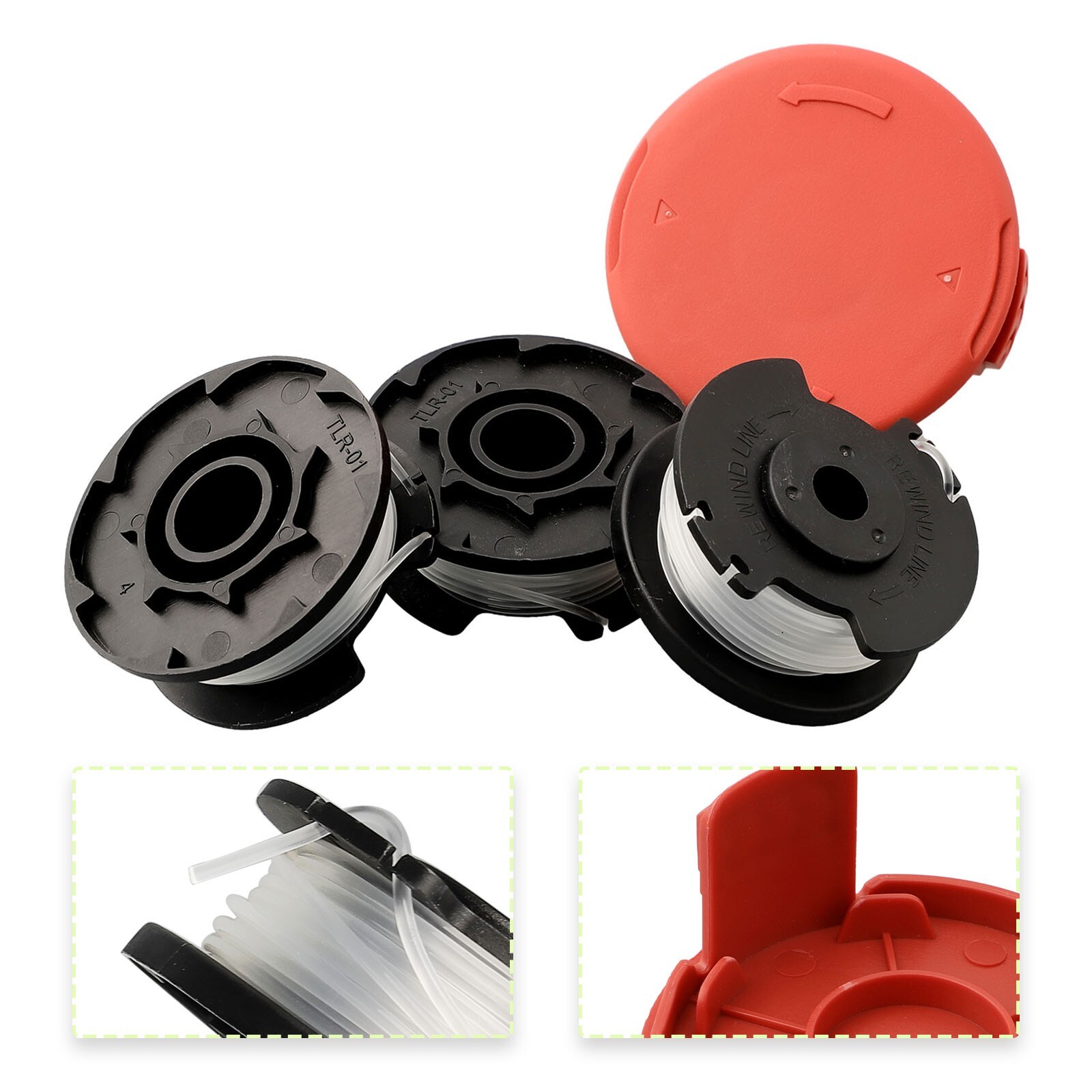 11.7M Spool Trimmer Line Cap Cover For Hyper Tough HT21 401 002 04 gallery