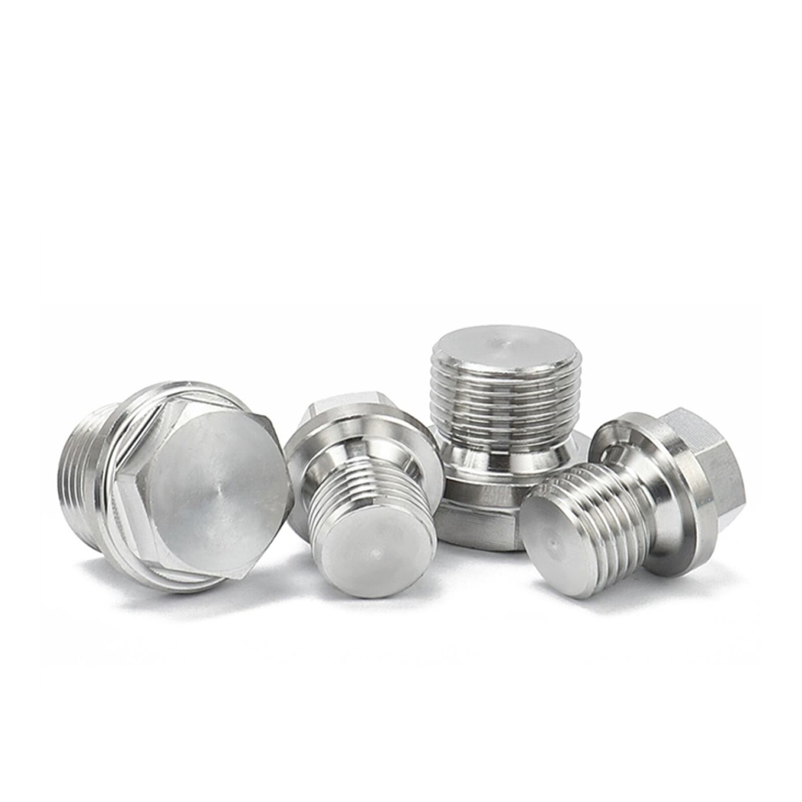 Stainless Steel Flanged Hexagon Blanking Plugs with Metric & BSP Threads gallery