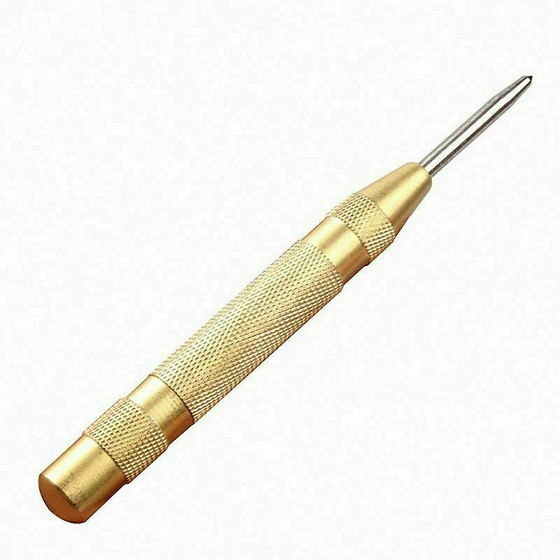 2 Super Strong Automatic Centre Punch Adjustable Spring Loaded Metal Drill TooL gallery