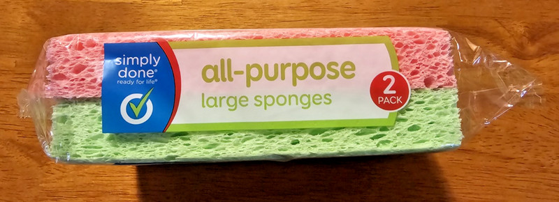 Simply Done Ready All Purpose Large Sponges 2 Pack 6in X 3.6 in X .9(Like Ocelo) gallery