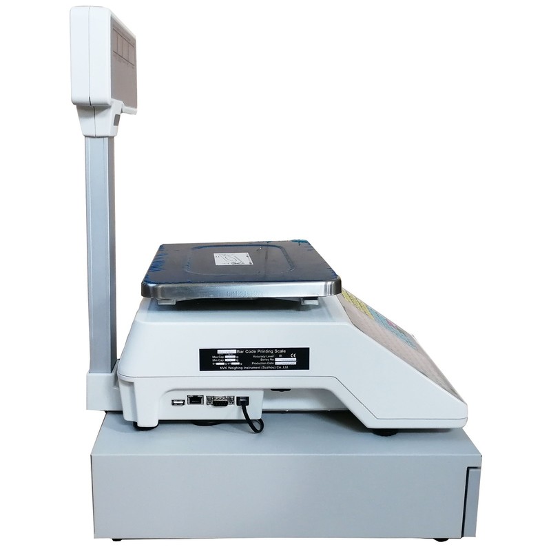 Digital Screen Electronic Scale 30kg/66lb Capacity with Cashbox Ppright Rods gallery