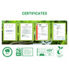 OrangeBio 100% Compostable Trash Bags, 13 Gallon, 50 Count, Extra Thick 0.9 mil gallery