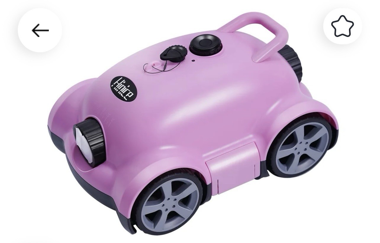 Hinice Cordless Robotic Pool Cleaner Vacuum 150Min 2200SqFt IPX8 Pink Auto Pools gallery