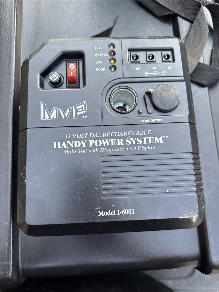12Volt Rechargeable Power System 3,6,9,Or 12V DC Or 120V AC LED Diagnose Display