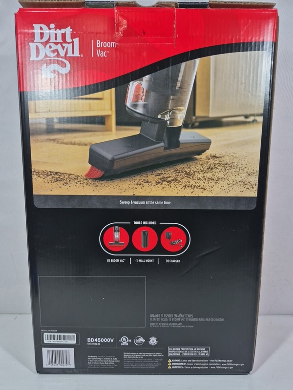Dirt Devil Sweep & Vacuum Broom Vac - BD45000V - NEW gallery