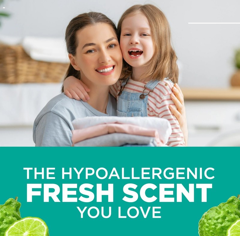 ARM & HAMMER Sensitive Skin Liquid Detergent, Fresh Scent, 105 oz, 105 Loads gallery