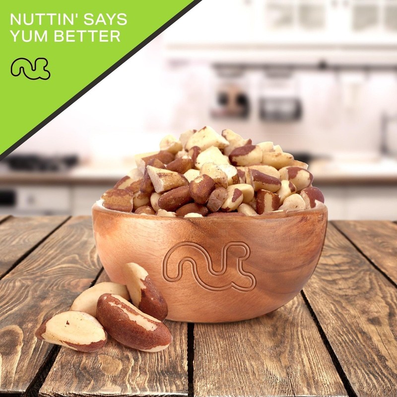 NUT CRAVINGS - Raw Broken Brazil Nuts, Unsalted, No Shell, Whole, (16oz - 1... gallery
