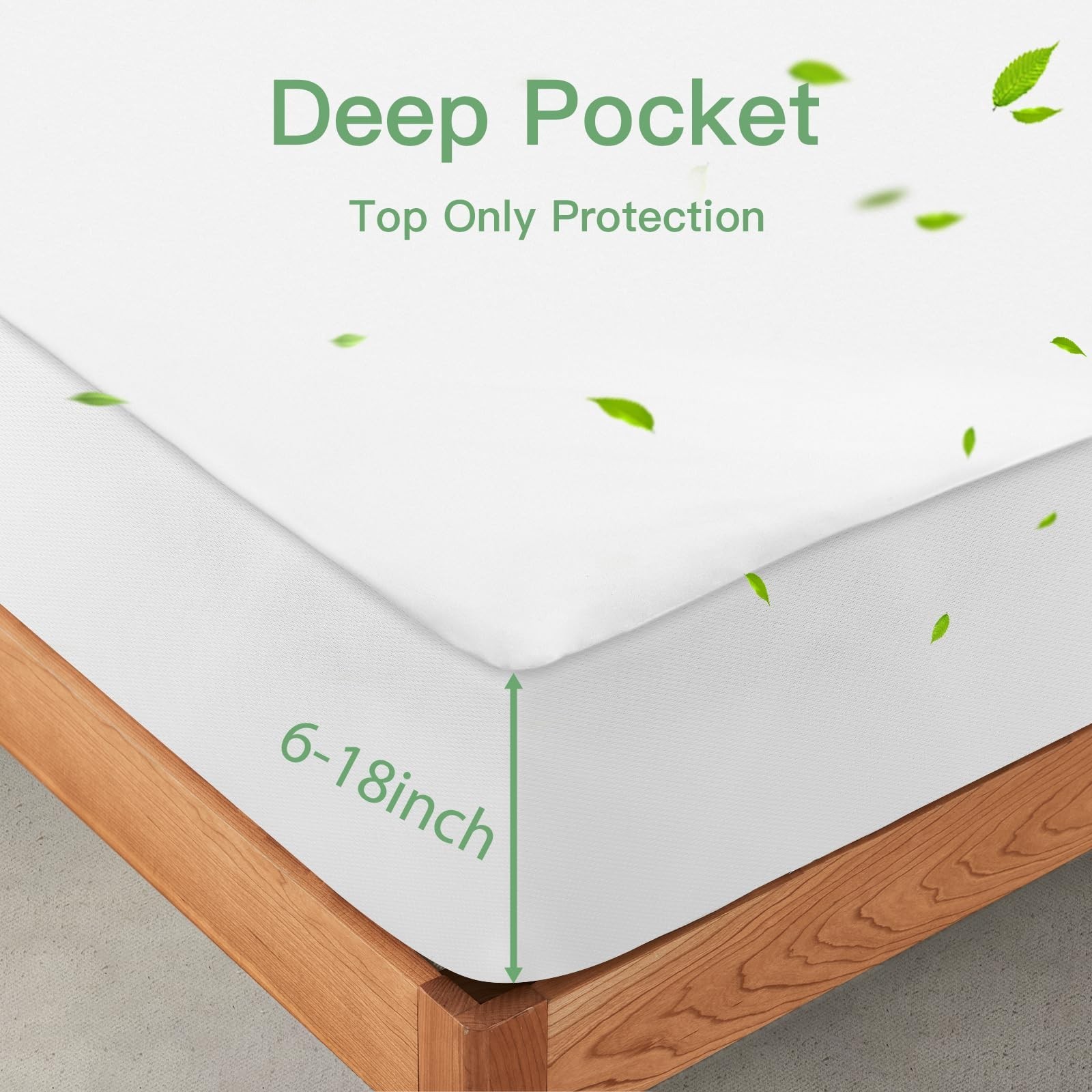 Microfiber Waterproof Mattress Protector Twin Full Queen King Mattress Cover gallery